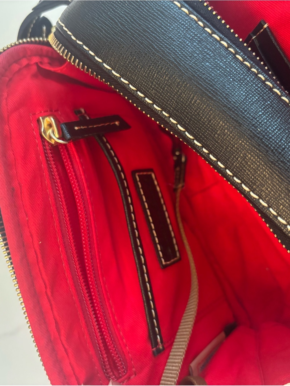 Dooney & Bourke Black Leather Small Bag - Picture 3 of 5